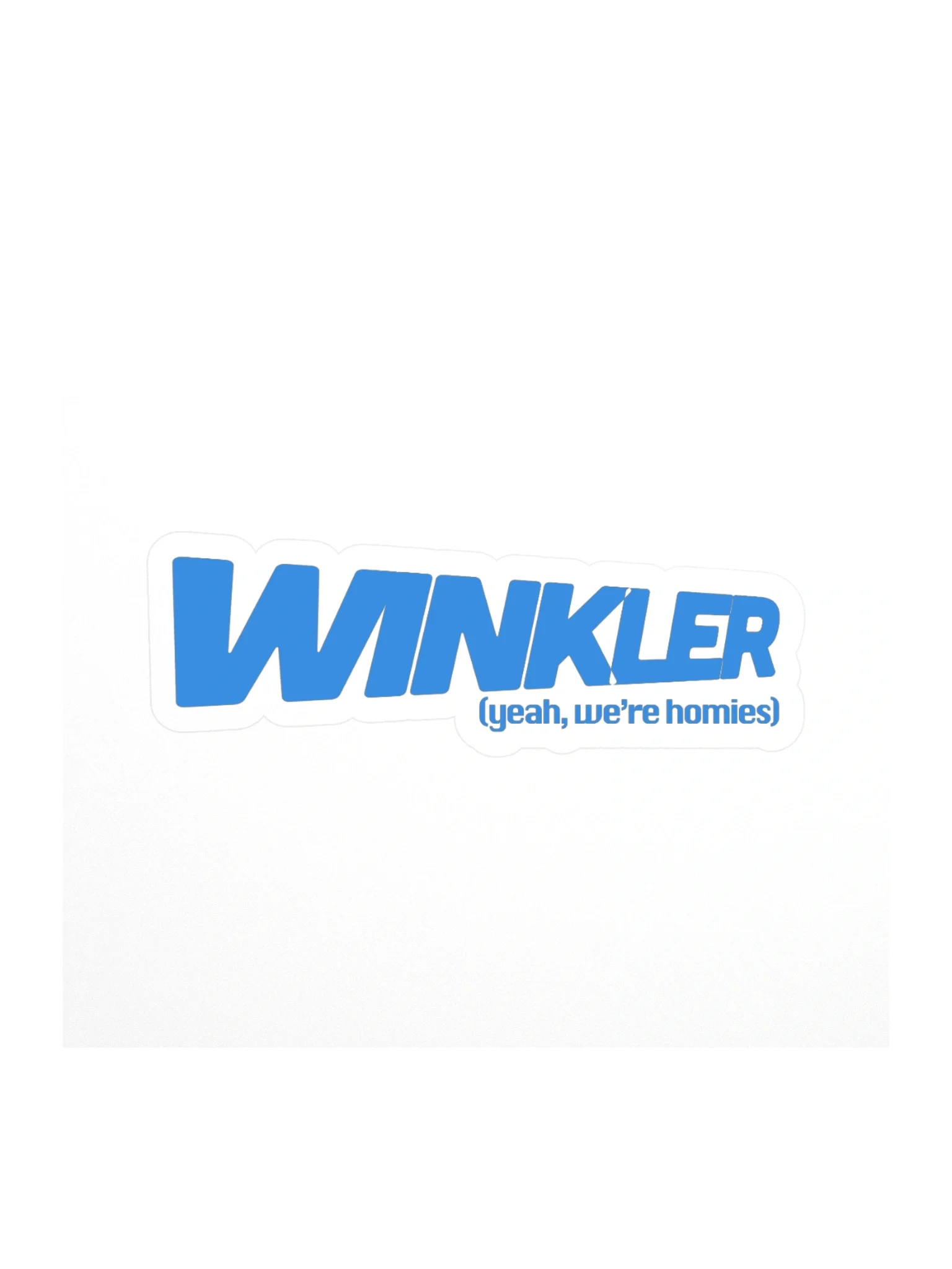 "WINKLER" Sticker